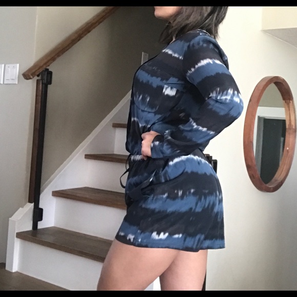 Charlie Jade 100% silk romper jumpsuit POCKETS XS - Picture 16 of 16